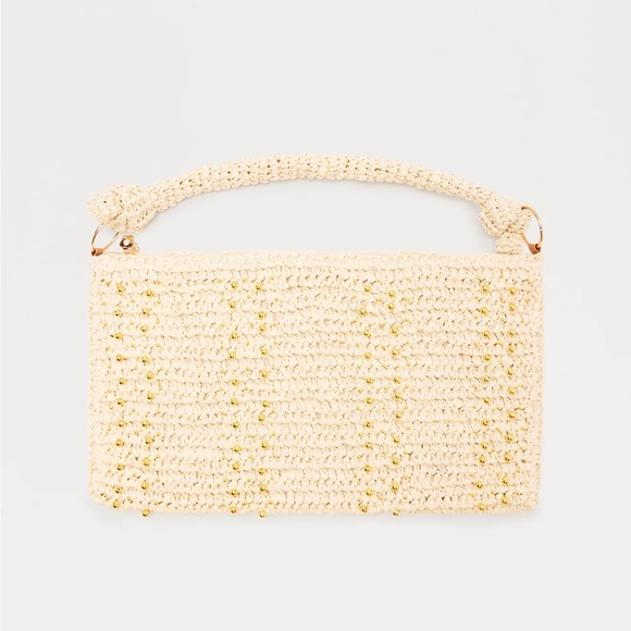 Fashion Nova Handbags - Fashion Nova Cream Paraiso Shoulder Bag - Natural/Combo